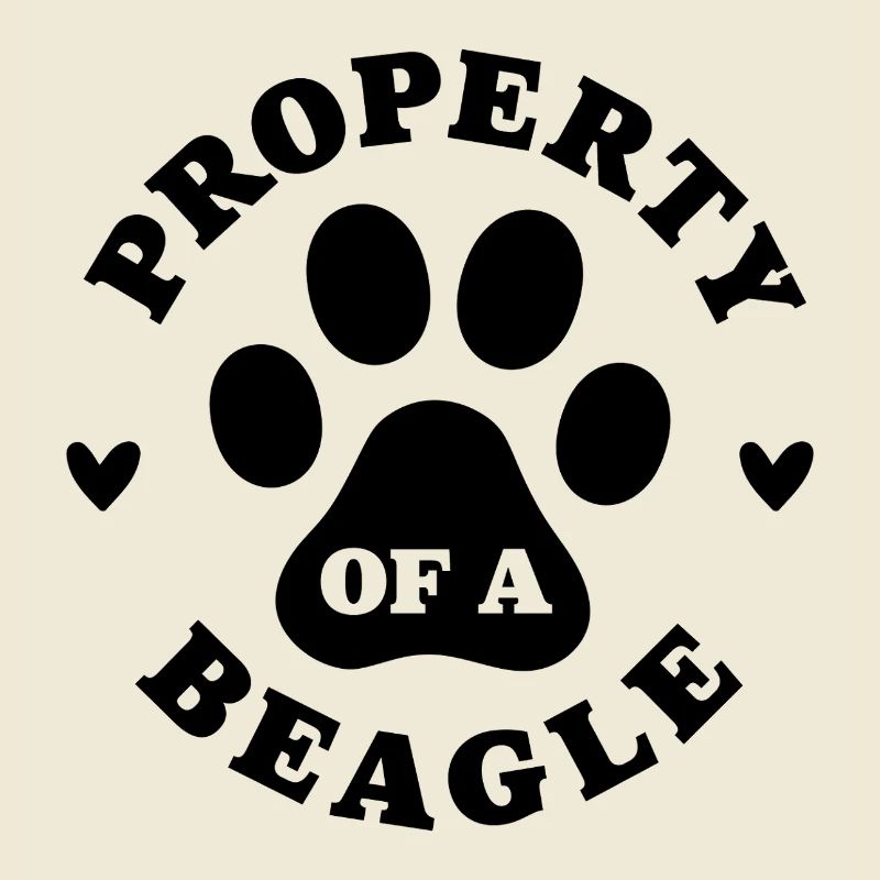 Eigentum eines Beagle