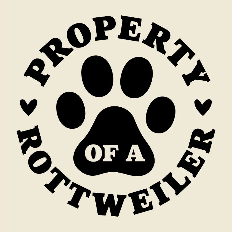 Eigentum eines Rottweilers