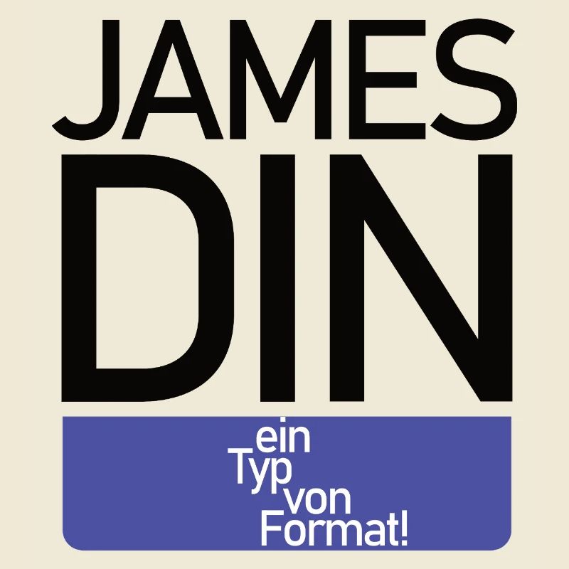 JAMES DIN un type de format