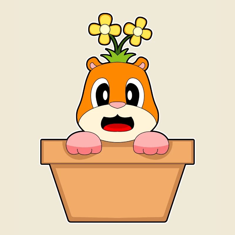 Fleur de hamster