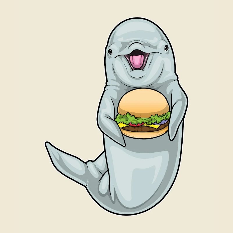Dolphin Cheeseburger