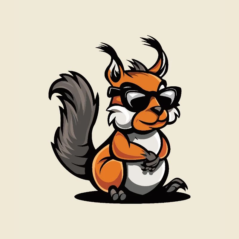 Squirrel Cool Comic