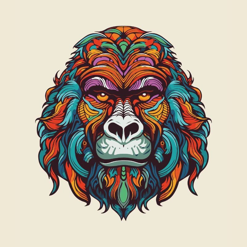 Portrait de gorille
