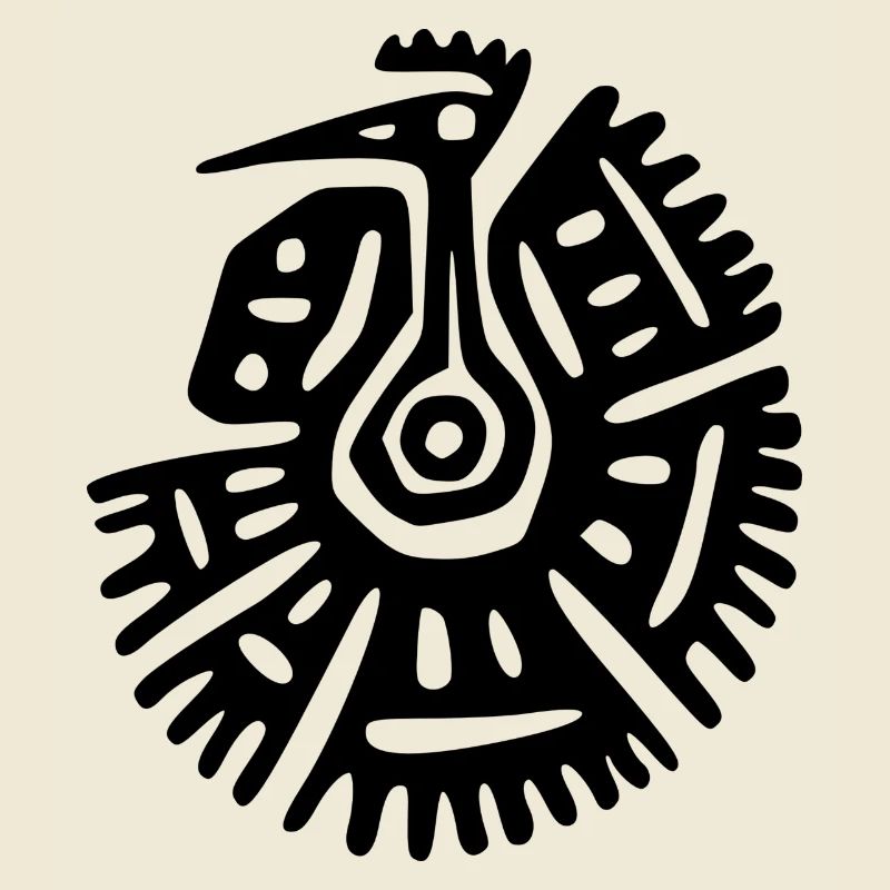 Vulture Maya Art