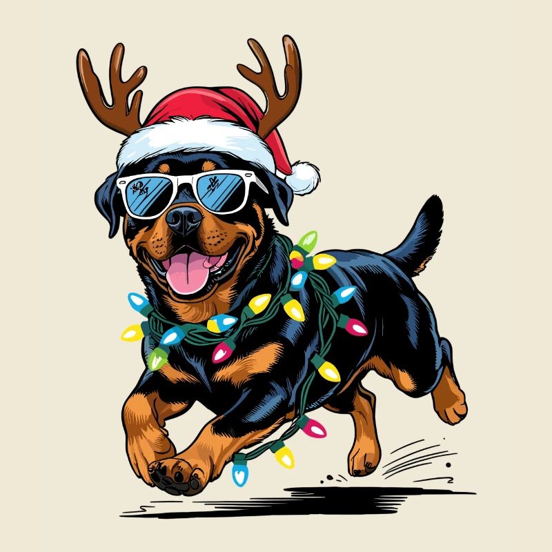 Rottweiler de Noël