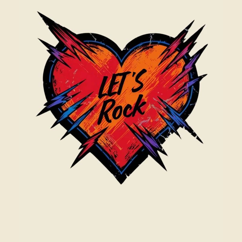 Herz - Lets Rock - Valentinstag, Freundschaft