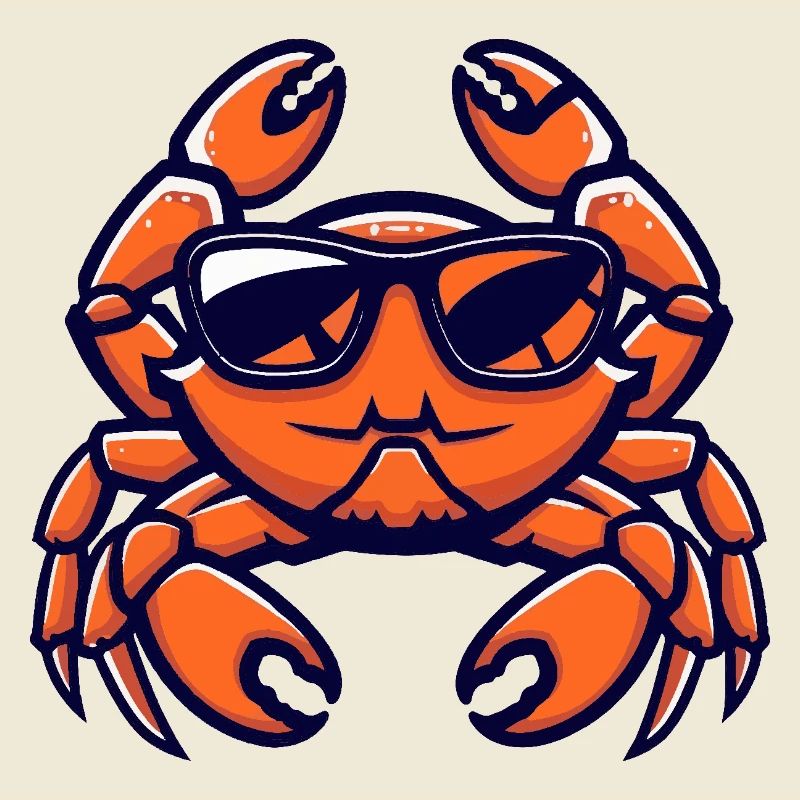 Krebs Krabbe Cool Comic