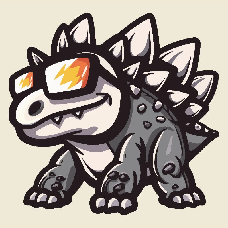 Dinosaurier stegosaurus Cool Comic