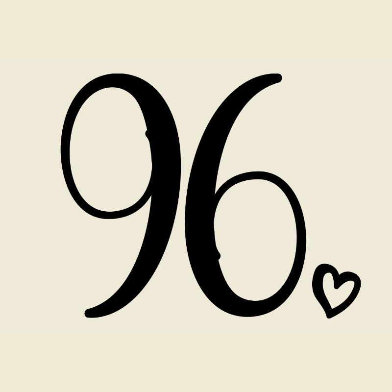 Mignon numéro 96, 96 ans, cadeau de 96e anniversaire