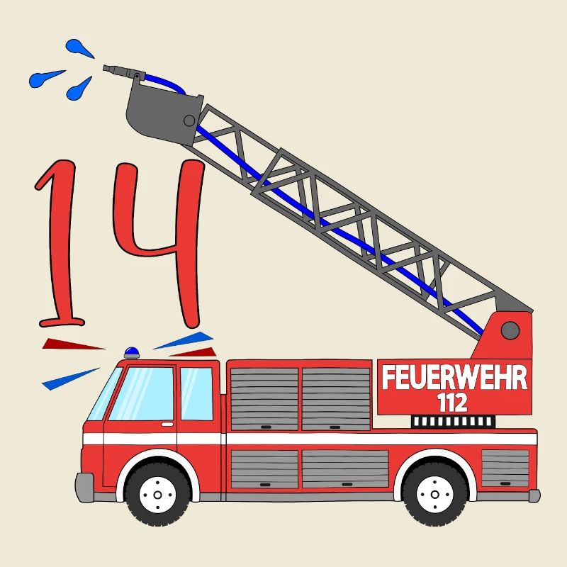 Feuerwehrauto 14. Geburtstag