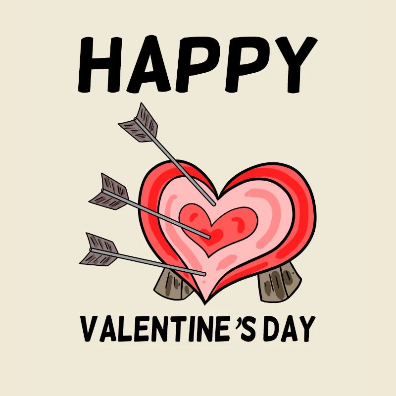 Flèches de flèche du cœur de la Saint-Valentin