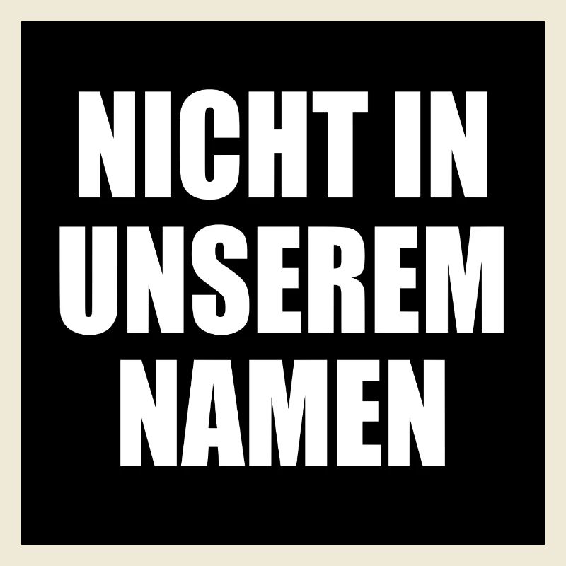 Not in my name
