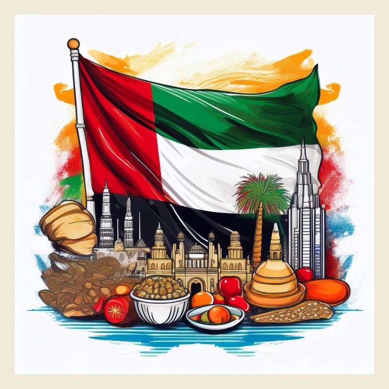 UAE Heritage Flag Design