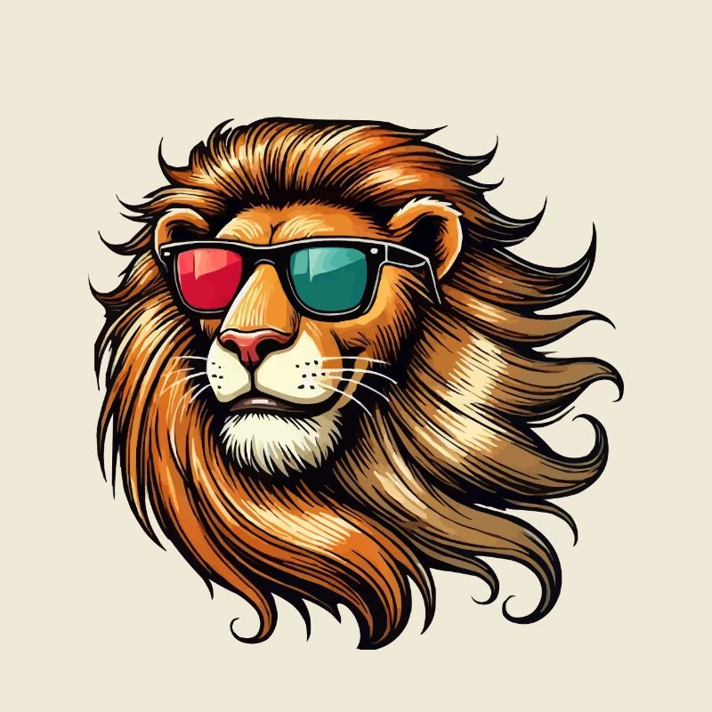 löwe sonnenbrille