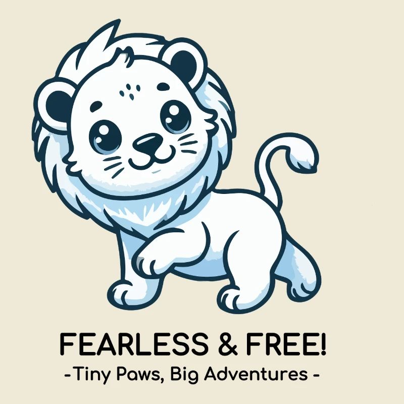 fearless lion cub