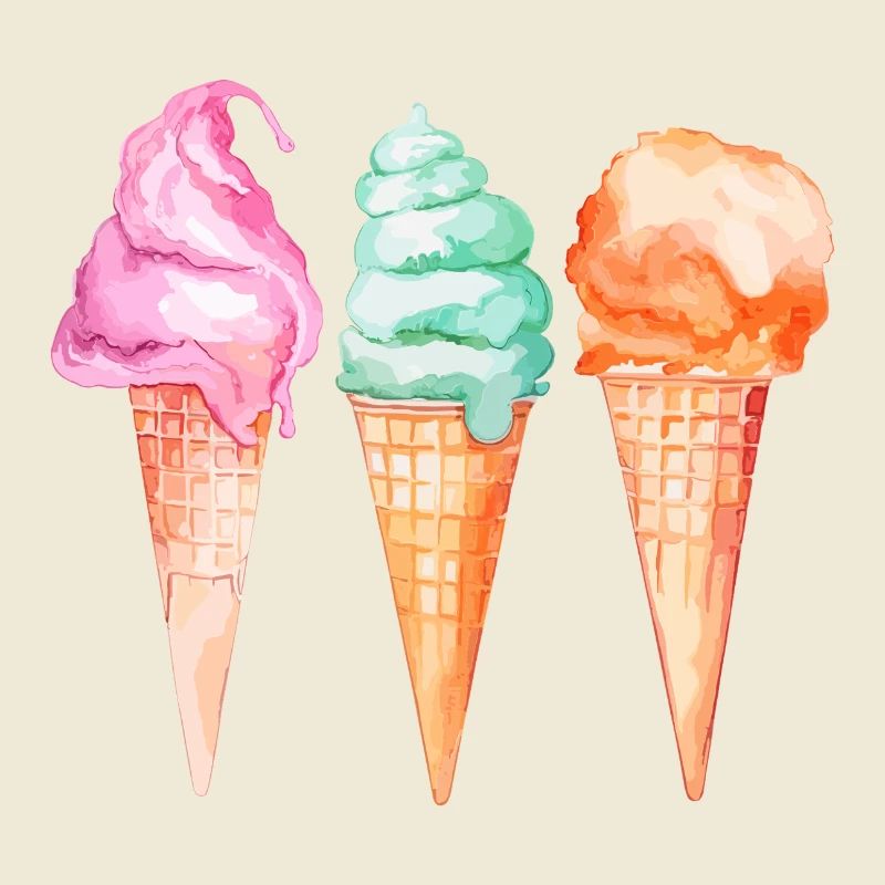 Eiskrem Glace
