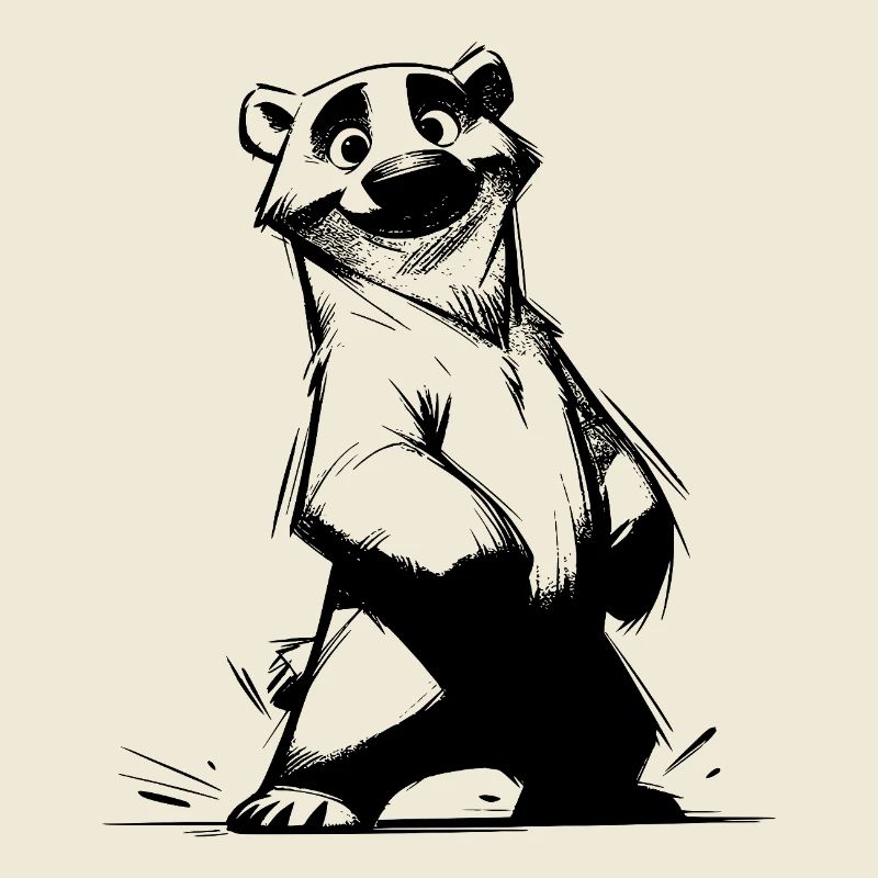 Cute bear comic darling with cuddle factor