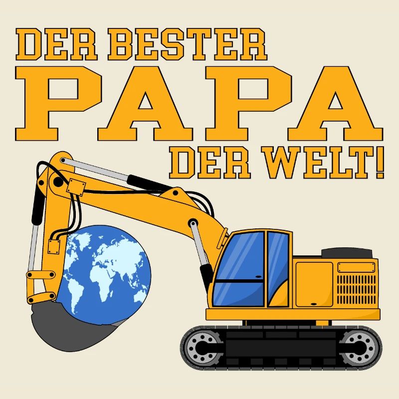 Bagger der beste Papa der Welt