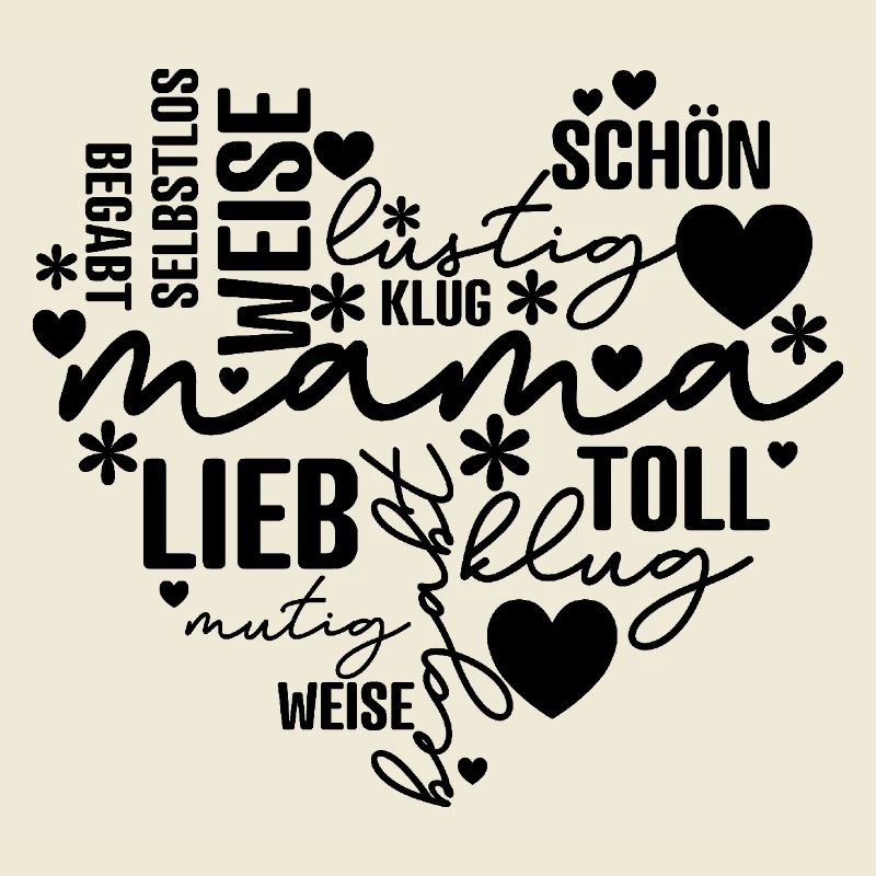 Mama Herz - Muttertag Geburtstag