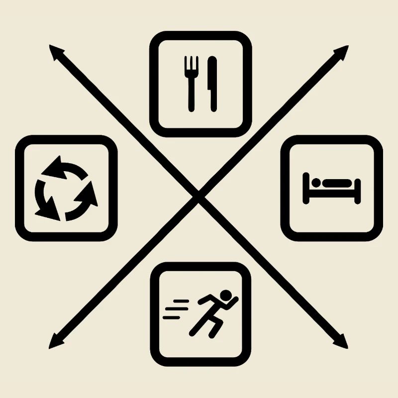 Le cycle de vie d’un coureur,Course à pied