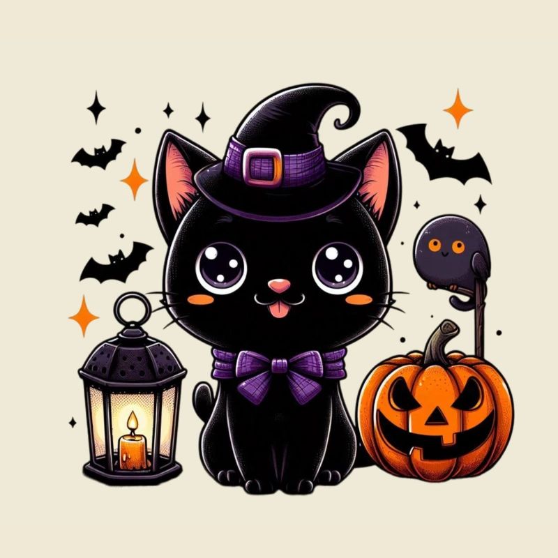 Kitty Spooky halloween v7