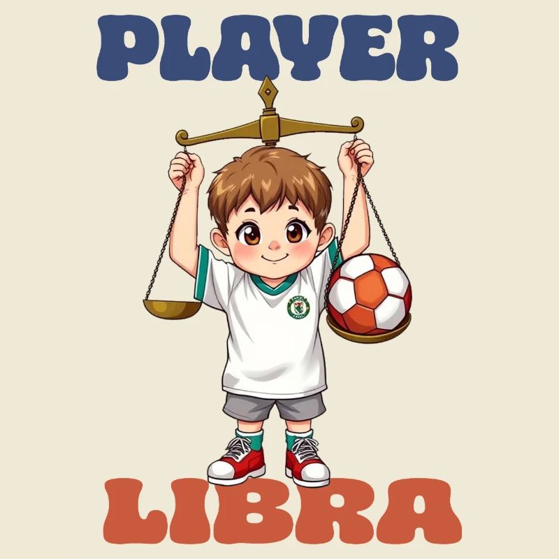 Fußball Spieler Sternzeichen Waage - Player Libra