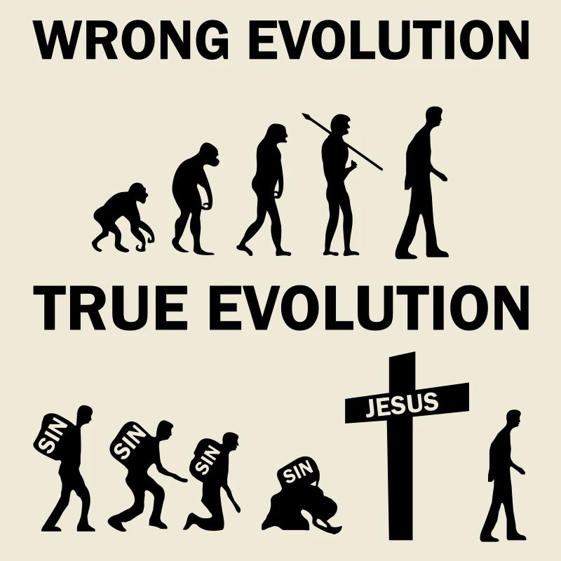 Jésus de la véritable évolution