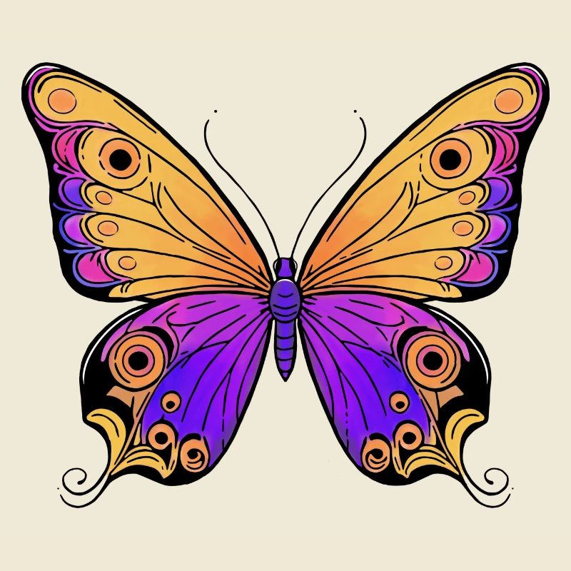 Papillon Multicolore