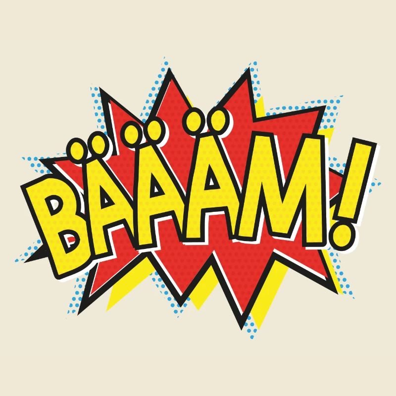 BÄÄÄM Stripverhaal Action Bubble - Pop-Art Stijl