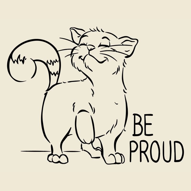 Cat Lower Austria Pride BE PROUD