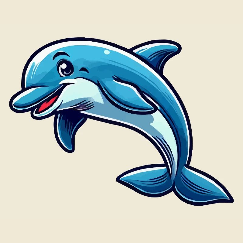 Delfin Delphin Comic
