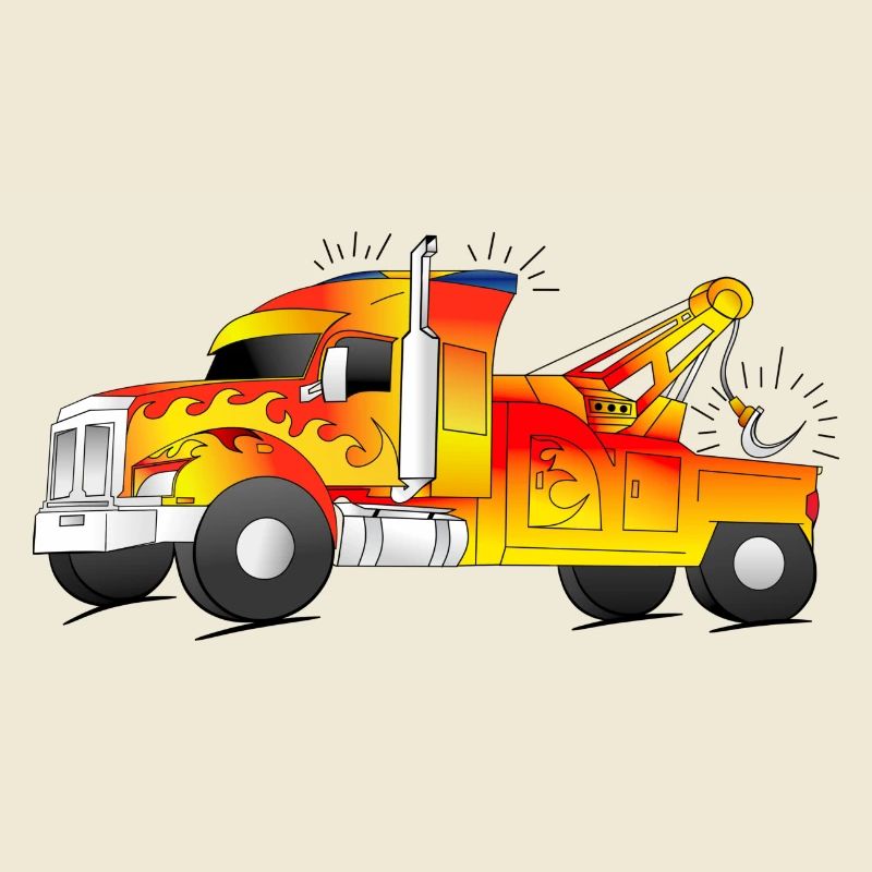 cooler Abschleppwagen Abschlepper LKW