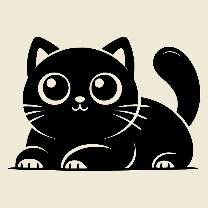Visage de chat douillet