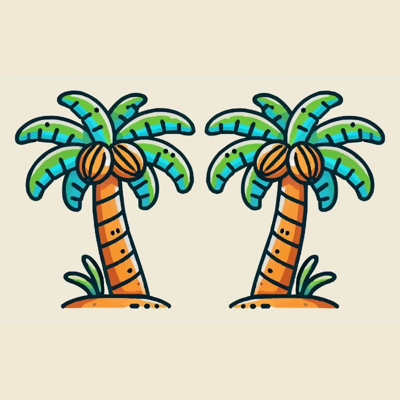 Palm trees