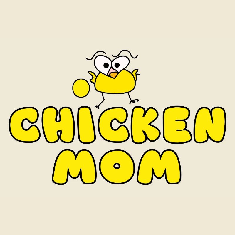 Poulet maman jaune
