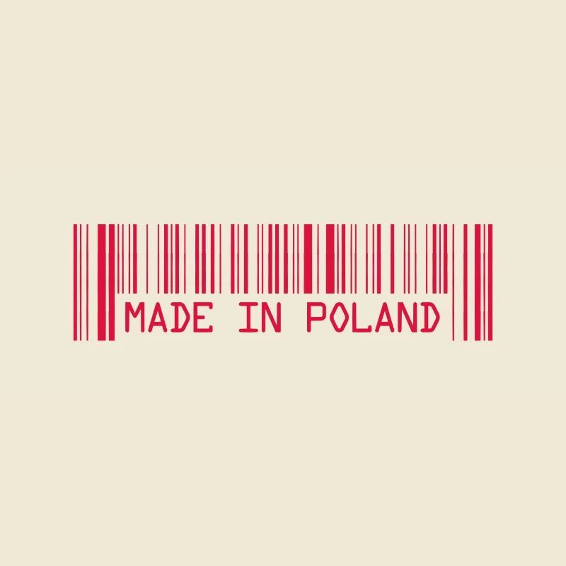 Fabriqué en Pologne - Pologne - Pologne - Code-barres - Dash