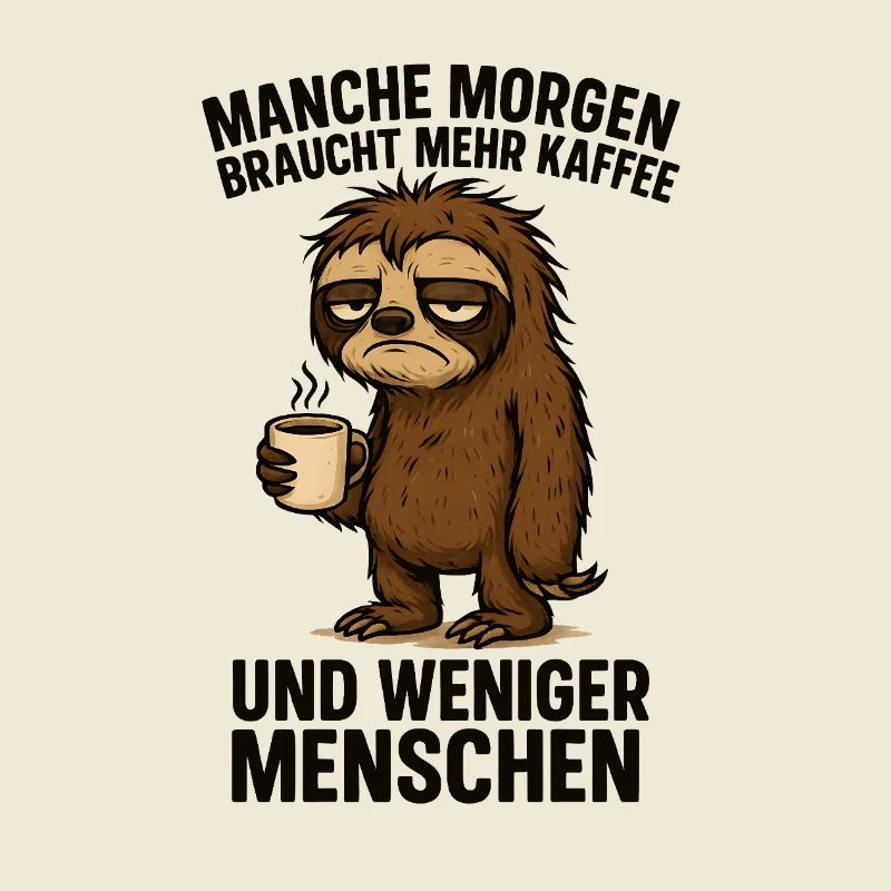 More coffee, less I hate people