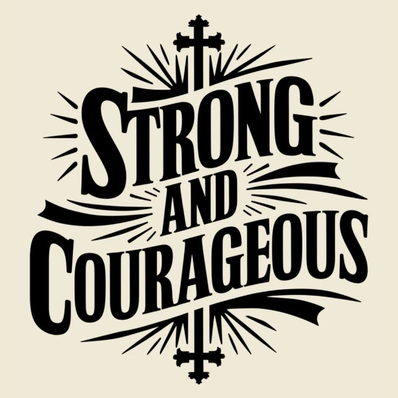 Courageous and strong