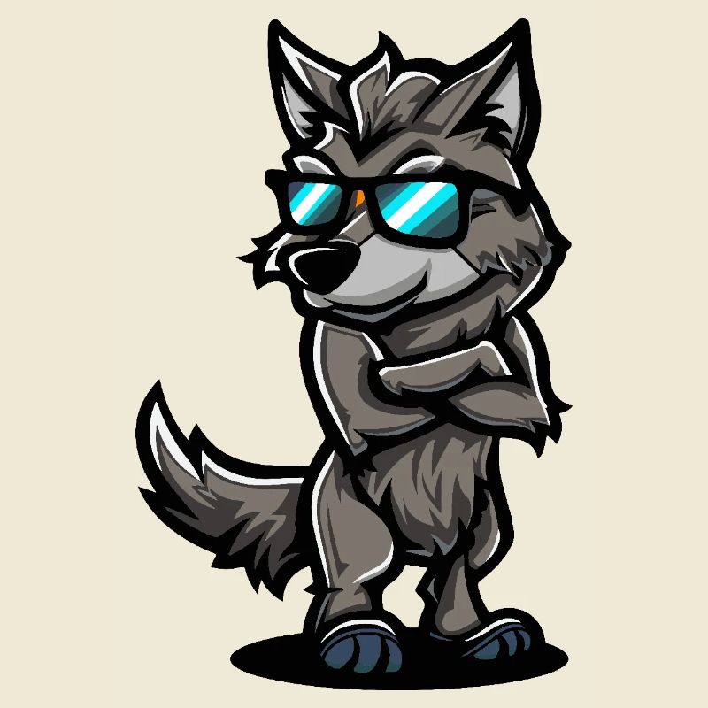 Wolf Cool Comic