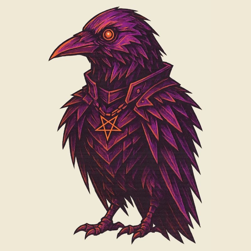 Gothic Krähe/Rabe