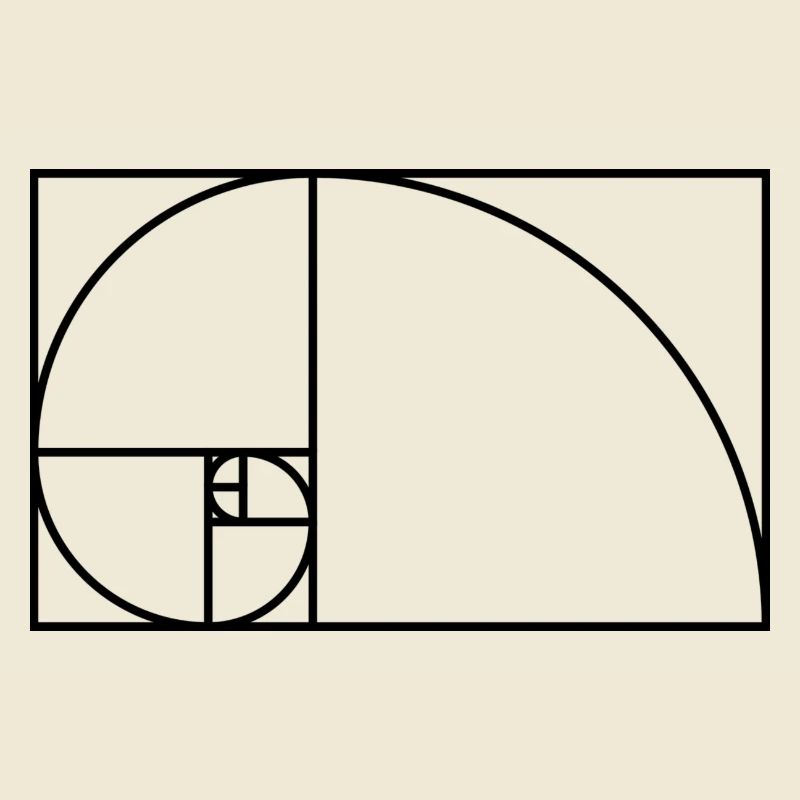 Fibonacci Spirale Mathematik Geschenk Idee Nerd