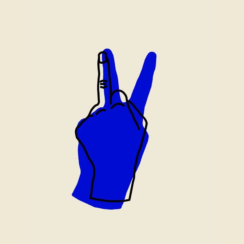 peace blue