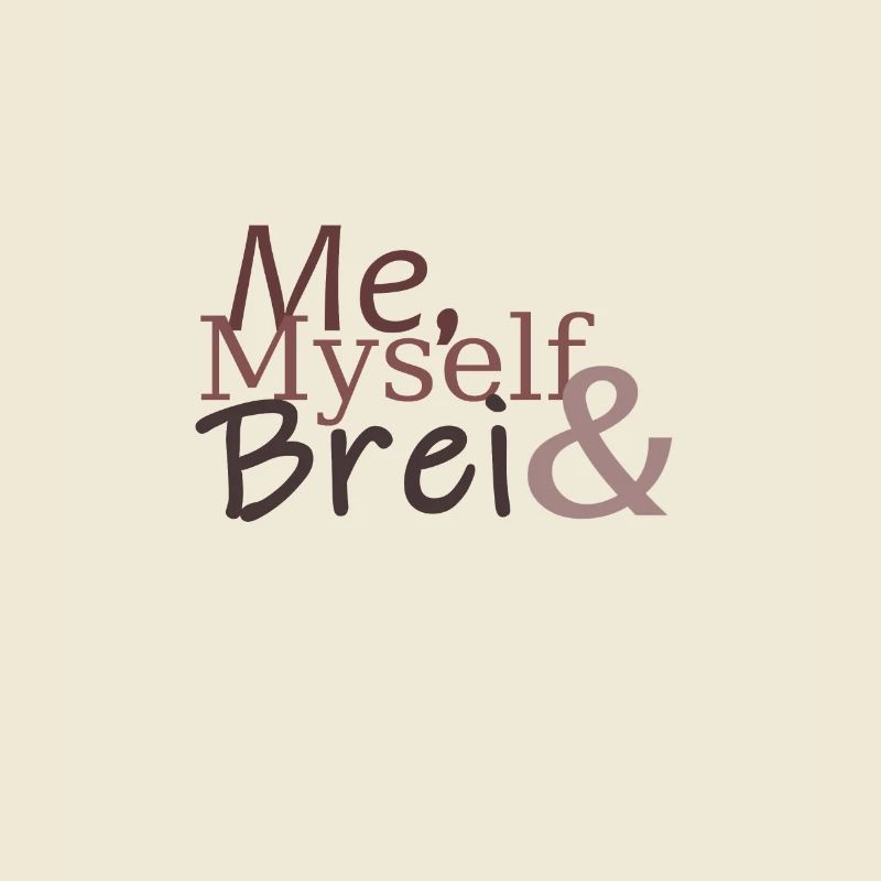 Bébé Brei Design Me Myself Cadeau Cadeau