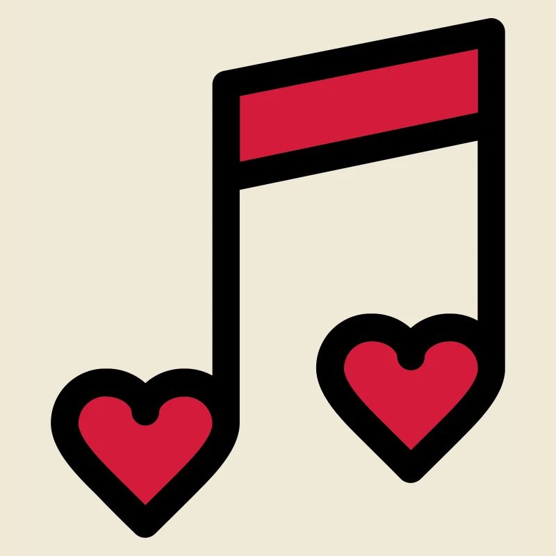 Romantische Musik Note
