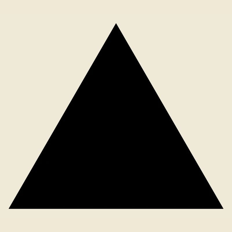 Minimalistic triangle