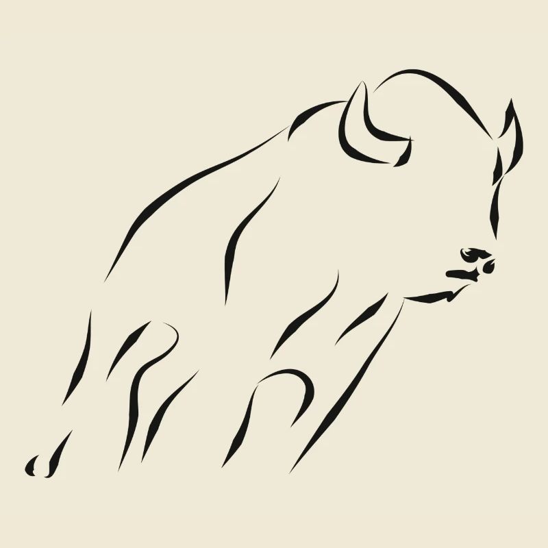 Bison - schwarz