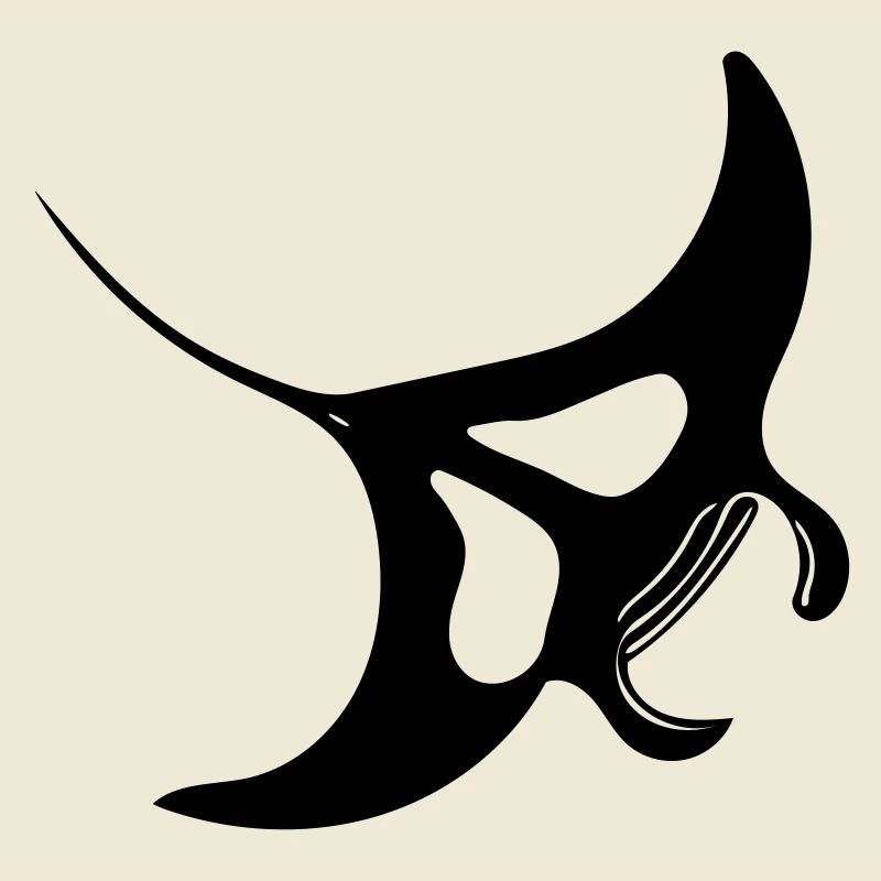 Manta Rochen Vector