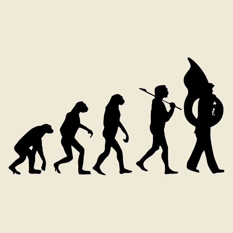 Evolution tuba marching band music