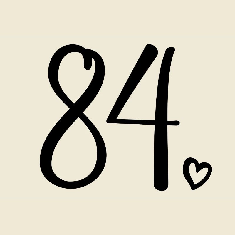 Mignon numéro 84, 84 ans, cadeau de 84e anniversaire