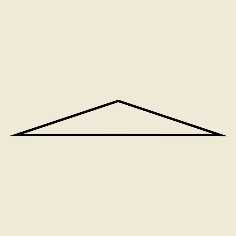 delta / / isosceles / / flat / / frame